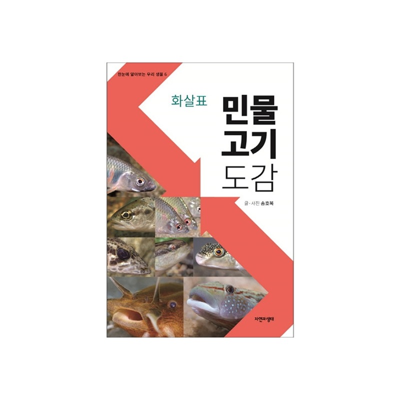 [도서] 화살표 민물고기도감 (자연과생태)
